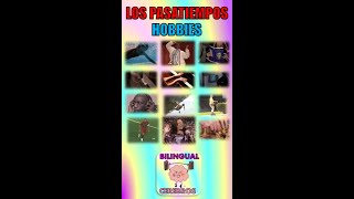 LOS PASATIEMPOS EN INGLÉS Y EN ESPAÑOL  HOBBIES IN SPANISH amp ENGLISH  A1A2 shorts [upl. by Itsyrk]