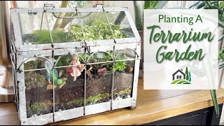 Planting A Terrarium Garden  🪴🌺🧚‍♂️ [upl. by Tuttle]