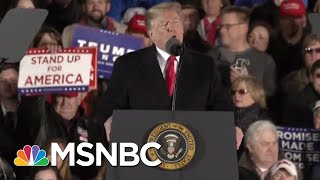 President Donald Trump Migrants Sprayed With quotVery Safequot Tear Gas At Border  The 11th Hour  MSNBC [upl. by Buell]