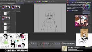 🎨PROCRASTINATING ANIMATING BY DOING A DIFFERENT ANIMATION ART STREAM [upl. by Sell337]