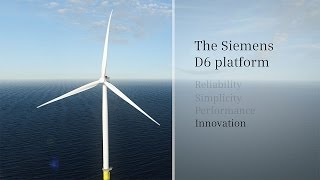 Siemens Wind Power D6 Platform Animation [upl. by Naivatco]