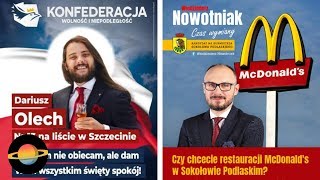 10 najgłupszych plakatów wyborczych w Polsce cz 1 [upl. by Nimaynib488]