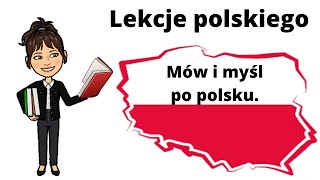 Słowa i zwroty 1 Kurs tylko dla Papug nauka myślenia i mówienia po polsku [upl. by Kieryt]