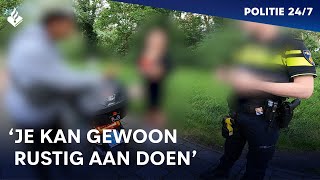 Scooter rijden zonder helm en rijbewijs  POLITIE 247 [upl. by Nylhsoj]