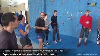 Serge Testevuide  Atelier de pratique escalade partie « pratique » – Vidéo 14 [upl. by Ahsienahs]