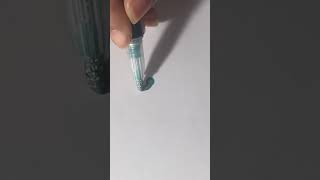 Forest Green 💚 OUTLINE MARKER 🖊️ satisfyingvideo viralvideo trending [upl. by Akienat]