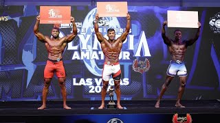 2024 Amateur Olympia Las Vegas Mens Physique Overall Winners  Mr Olympia 2024 [upl. by Hauger]