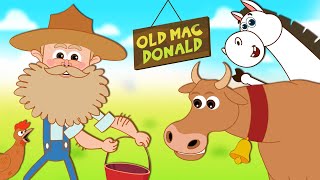 Old Macdonald Had A Farm E I E I O  Fun Nursery Rhymes and Kids Songs [upl. by Khalil294]