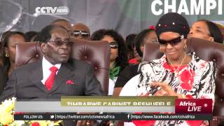 Zimbabwe Cabinet Reshuffle President Mugabe Reshuffles Cabinet [upl. by Adnamra796]