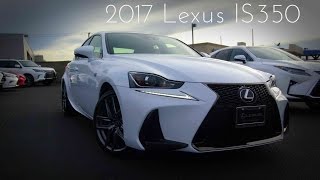 2017 Lexus IS350 FSport 35 L V6 Review [upl. by Ycats]