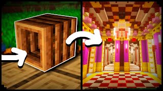 🦊Como fazer uma BASE SECRETA na COMPOSTEIRA no MINECRAFT [upl. by Ymereg]