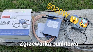 Zgrzewarka punktowa 5000W z AliExpress [upl. by Ihel]