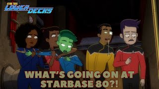 STAR TREK LOWER DECKS SEASON 5 EPISODE 5 REVIEW  STARBASE 80 HAVOC [upl. by Nefets]