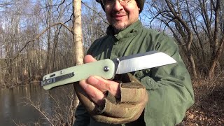 QSP Penguin Folding Knife 30 Knife Review  Highly Addictive Bird [upl. by Ariaic]