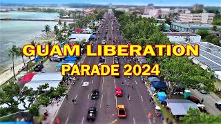 80th Guam Liberation Parade 2024  Real Island Boys [upl. by Enelec]