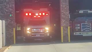 Lansing Fire Department IL Ambulance 29 Responding [upl. by Baugh496]