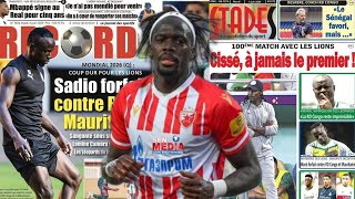 Cherif Ndiaye quotJai pas mendié ma sélection je vais plus sortirquot Sanganté incertain  Mbappé [upl. by Michella514]