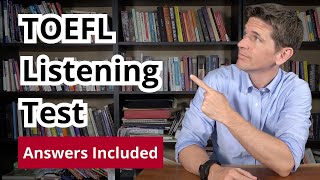 TOEFL iBT Listening Practice Test With Answers 13 [upl. by Auqenes]