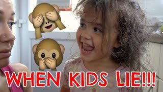 WHEN KIDS LIE 10 VLOG [upl. by Junie397]