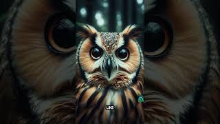 owls don’t actually have eyeballs ytshorts facts marinemysteries [upl. by Nwahsar]