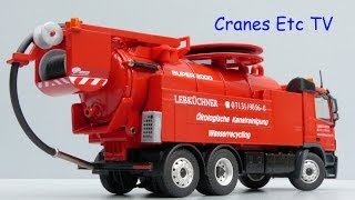 Conrad MercedesBenz Actros Drain Cleaner Lebküchner by Cranes Etc TV [upl. by Previdi353]