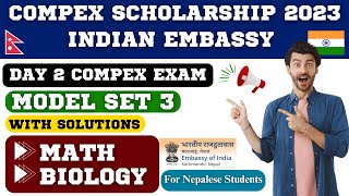 Compex Scholarship Exam Model Set 3 With Answers 2023  Scholarship Scheme for Nepali Students 2023 [upl. by Ganley]