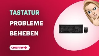 Wie man Probleme behebt Cherry DW 3000 Tastatur nach Batteriewechsel nicht funktioniert [upl. by Yclek]