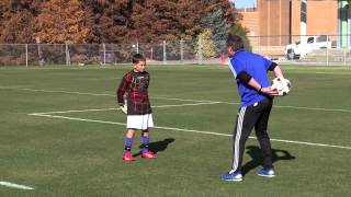 Goalkeeping Drills for the Beginner 02 [upl. by Wilow]