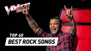 The BEST ROCK Blind Auditions on The Voice [upl. by Drewett567]