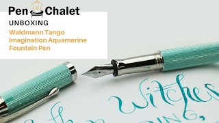 The Magical Waldmann Tango Imagination Fountain Pen Writing Sample [upl. by Orest]