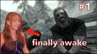 Playing SKYRIM for the very first time Episode 1 [upl. by Kcor]