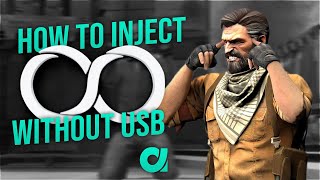 CSGO HACKS  HOW TO INJECT PROJECT INFINITY WITHOUT USB [upl. by Anilag]