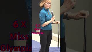 Cory Everson 6X Ms Olympia at Muscle Beach Memorial Day 2023 shorts [upl. by Nauqes294]