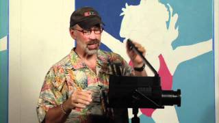 Michael Cooper shows you how to use an Opaque Projector for Murals [upl. by Haianeb]