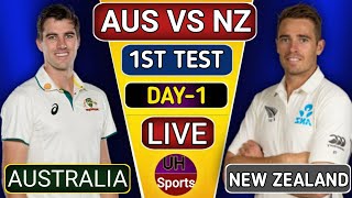 AUS Vs NZ Live1st Test Day1 Australia Vs New Zealand 1st Test Match Live Cricket Commentary [upl. by Ijat912]