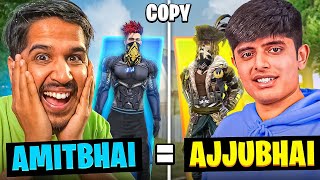 AMITBHAI BECAME AJJUBHAI IN FREE FIRE 😂😂😂 [upl. by Rebme]