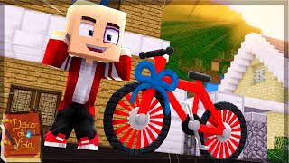 A PRIMEIRA BICICLETA DO FELIPE  DIÃRIO DE VIDA 20 46 MINECRAFT MACHINIMA [upl. by Orin]