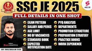 SSC JE 2025 Full Exam Details  SSC JE 2025 Detailed Preparation Guide [upl. by Camus]