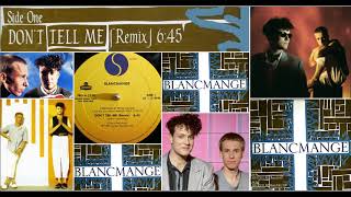 Blancmange  Dont Tell Me Extended RARE HQ [upl. by Alyehc97]