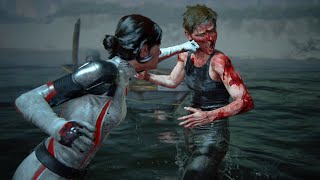 Ellie VS Abby The Last of Us 2 Remastered 4K 60FPS  Savage Starlight Costume Final Fight [upl. by Ahsahtan]