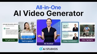 Create and edit videos instantly with AI—all in one place Type text to create videos [upl. by Glynnis]