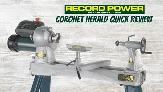 Record Power Herald Lathe  Quick Review [upl. by Enerahs]