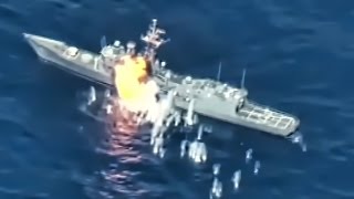 ExNavy Warship Hit By Missiles amp Torpedoes • RIMPAC 2016 [upl. by Roath261]