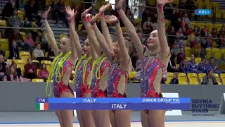 Italy ITA Junior 5 Ropes AA–Gdynia Rhythmic Stars 2023 [upl. by Volny]