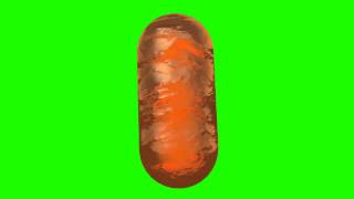 medicine pill blood filled copsule in green screen free stock footage [upl. by Elacim552]