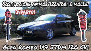 Tutorial  Come sostituire gli ammortizzatori e fare lassetto allAlfa Romeo 147 JTDm  2°Parte 😎 [upl. by Ahsitruc]