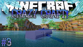 quotKILLER WHALEquot  Minecraft Crazy Craft Crystal Dimension SEASON 2  3 [upl. by Janine]