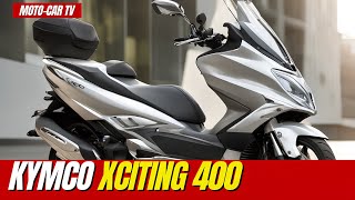 Kymco Xciting 400 The Ultimate Urban Commuter  MOTOCAR TV [upl. by Quenby]