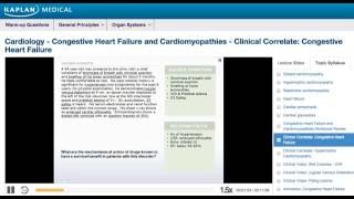 USMLE® Step 1 Cardiology Congestive Heart Failure  Clinical Correlate [upl. by Akeimahs]