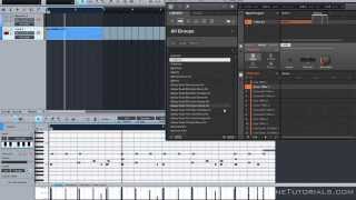 Maschine 21 Midi batch update drag and drop Midi into Studio One 2 [upl. by Anirehc399]